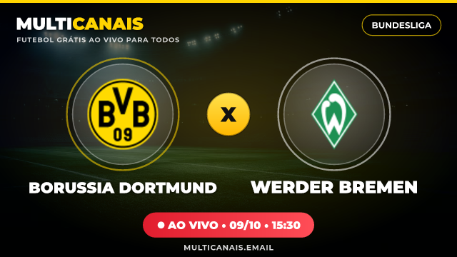 Banner Borussia Dortmund x Werder Bremen