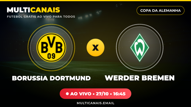 Banner Borussia Dortmund x Werder Bremen