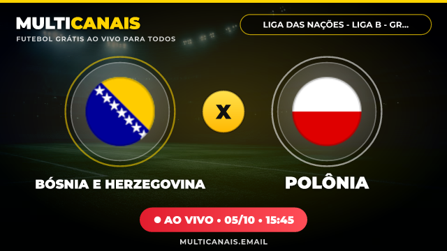 Banner Bósnia e Herzegovina x Polônia