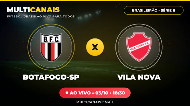 Banner Botafogo-SP x Vila Nova