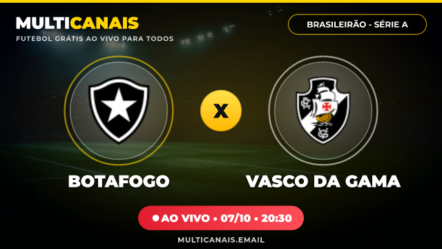 Banner Botafogo x Vasco da Gama