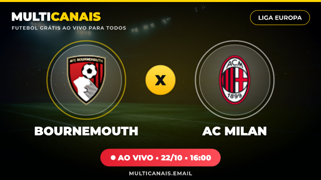 Banner Bournemouth x AC Milan