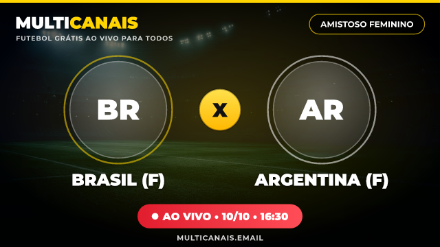 Banner Brasil (F) x Argentina (F)