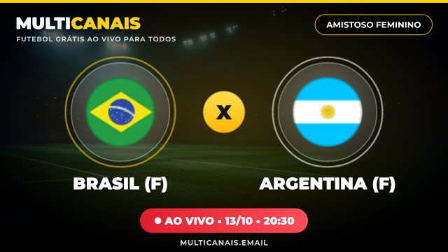 Banner Brasil (F) x Argentina (F)