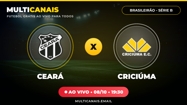 Banner Ceará x Criciúma