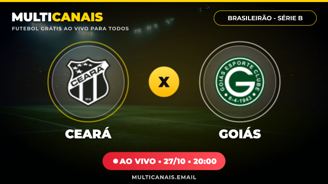 Banner Ceará x Goiás