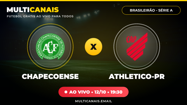 Banner Chapecoense x Athletico-PR