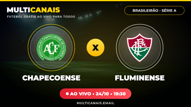 Banner Chapecoense x Fluminense