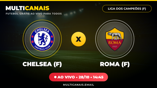 Banner Chelsea (F) x Roma (F)