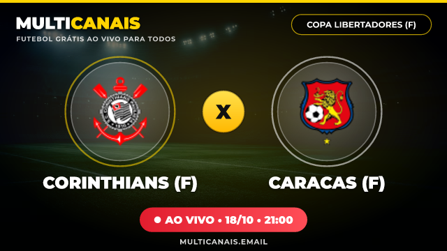 Banner Corinthians (F) x Caracas (F)