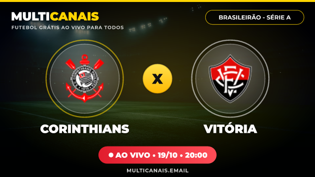 Banner Corinthians x Vitória
