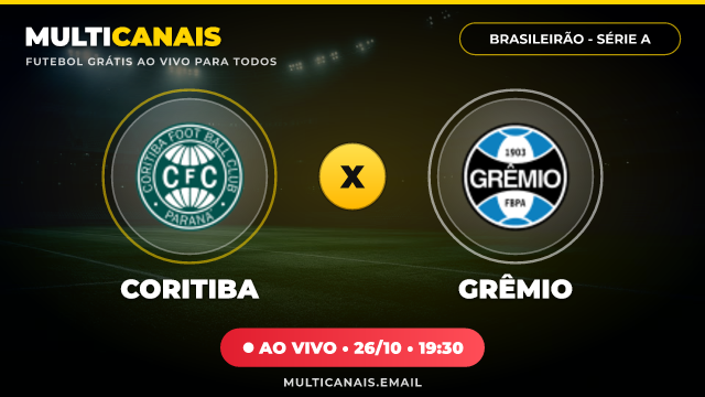Banner Coritiba x Grêmio