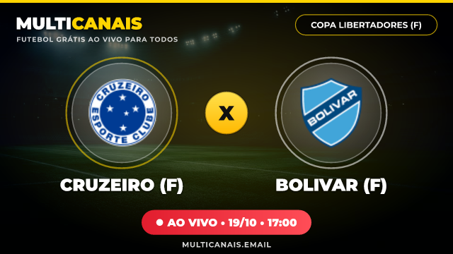 Banner Cruzeiro (F) x Bolivar (F)