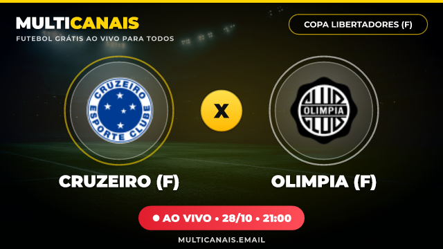 Banner Cruzeiro (F) x Olimpia (F)