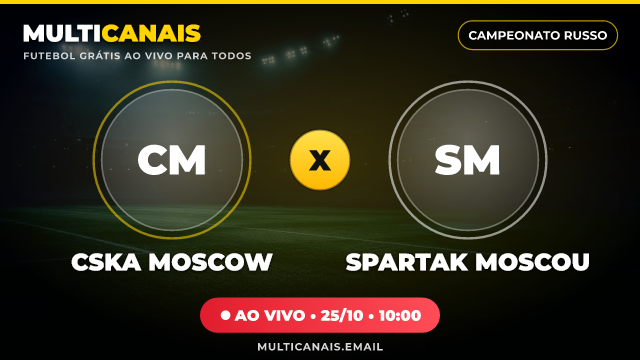 Banner CSKA Moscow x Spartak Moscou