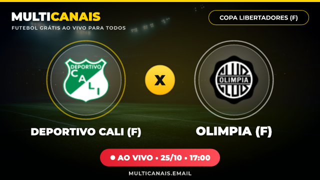 Banner Deportivo Cali (F) x Olimpia (F)