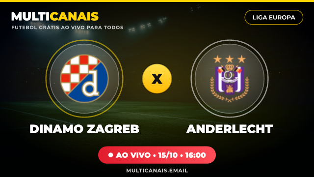Banner Dinamo Zagreb x Anderlecht