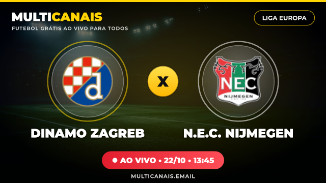 Banner Dinamo Zagreb x N.E.C. Nijmegen