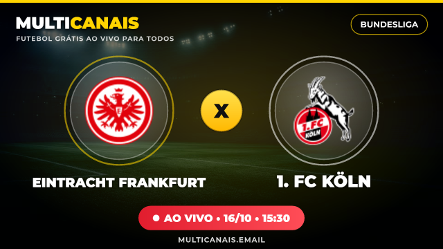 Banner Eintracht Frankfurt x 1. FC Köln