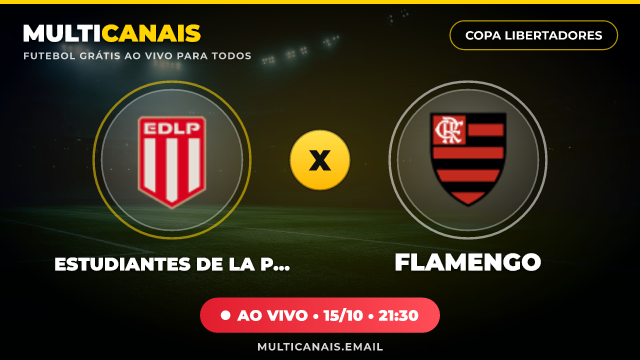 Banner Estudiantes de La Plata x Flamengo