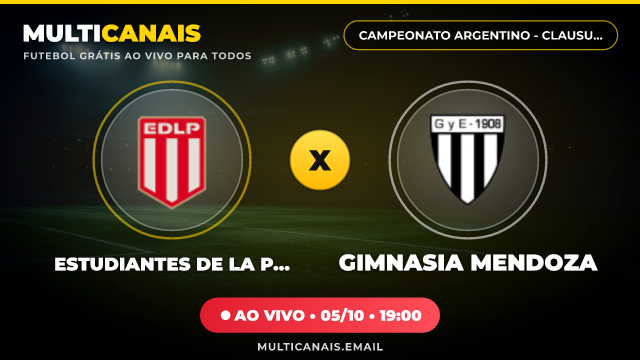 Banner Estudiantes de La Plata x Gimnasia Mendoza