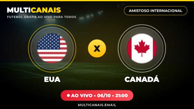 Banner EUA x Canadá