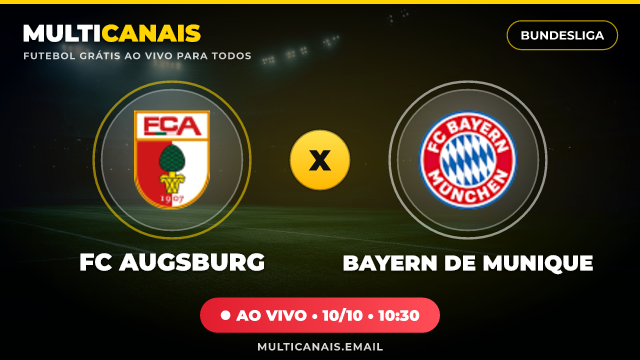 Banner FC Augsburg x Bayern de Munique