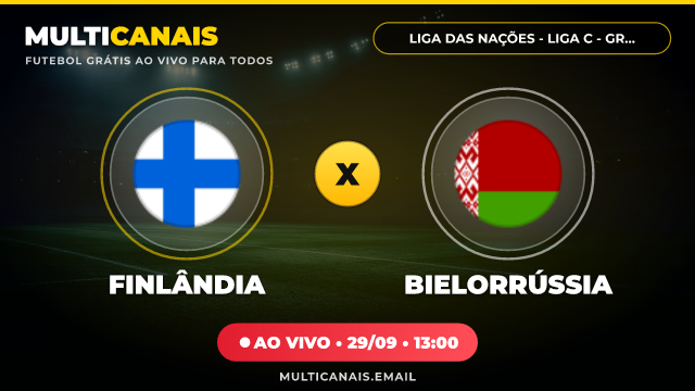 Banner Finlândia x Bielorrússia