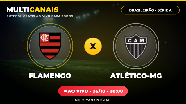 Banner Flamengo x Atlético-MG