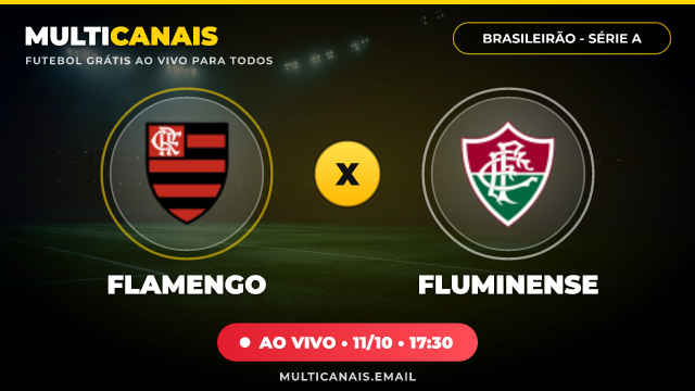 Banner Flamengo x Fluminense