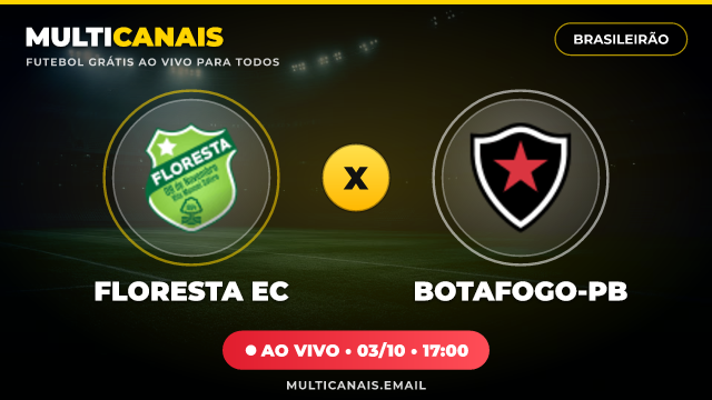 Banner Floresta EC x Botafogo-PB