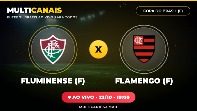 Banner Fluminense (F) x Flamengo (F)