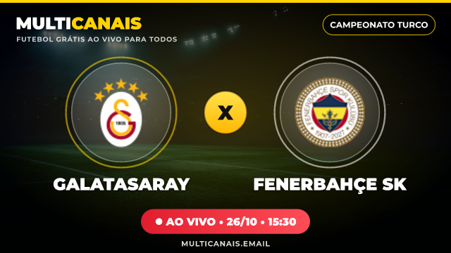 Banner Galatasaray x Fenerbahçe SK