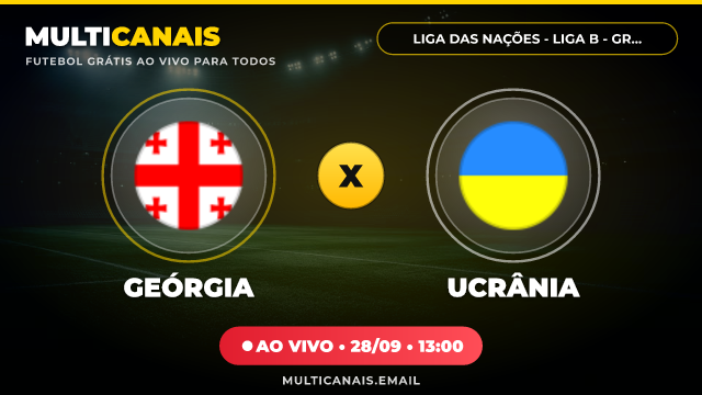 Banner Geórgia x Ucrânia