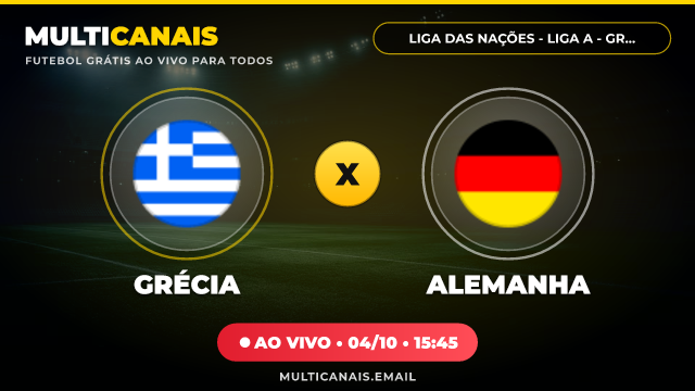 Banner Grécia x Alemanha