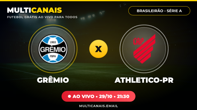 Banner Grêmio x Athletico-PR