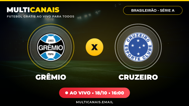 Banner Grêmio x Cruzeiro