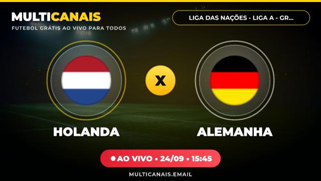 Banner Holanda x Alemanha