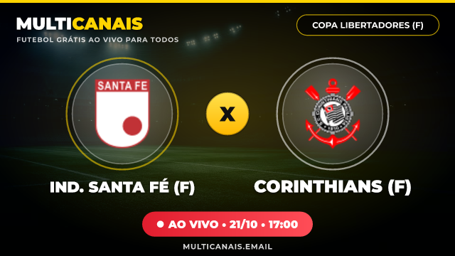 Banner Ind. Santa Fé (F) x Corinthians (F)