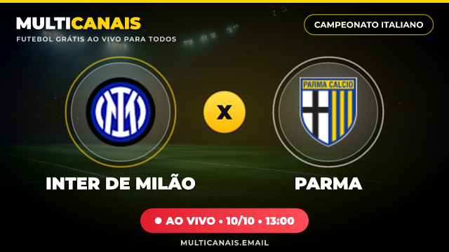 Banner Inter de Milão x Parma
