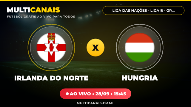 Banner Irlanda do Norte x Hungria