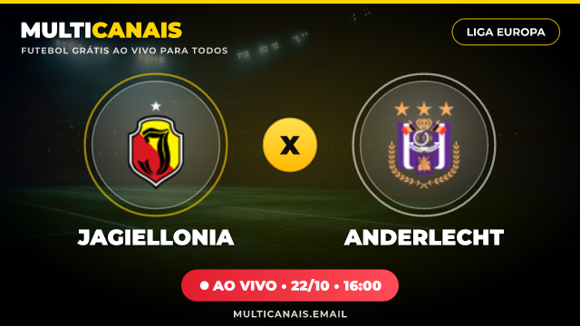 Banner Jagiellonia x Anderlecht