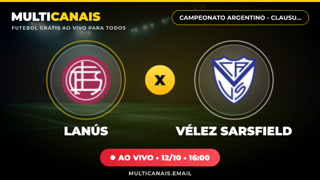 Banner Lanús x Vélez Sarsfield
