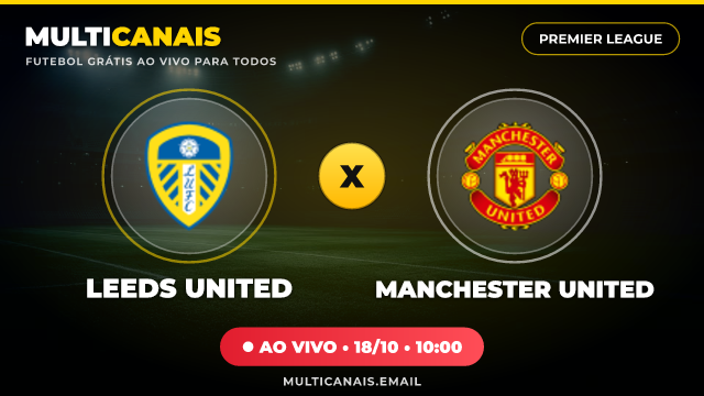 Banner Leeds United x Manchester United