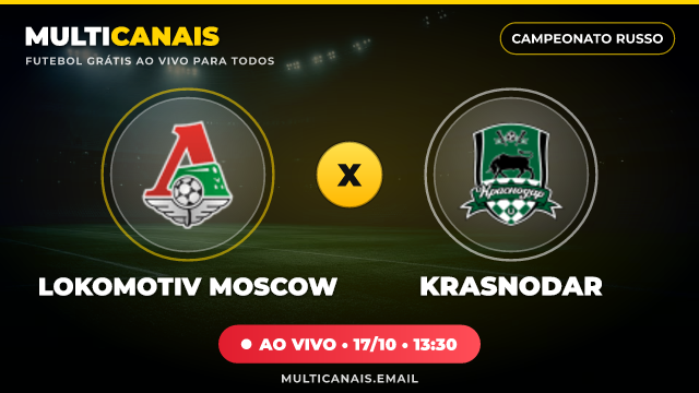 Banner Lokomotiv Moscow x Krasnodar