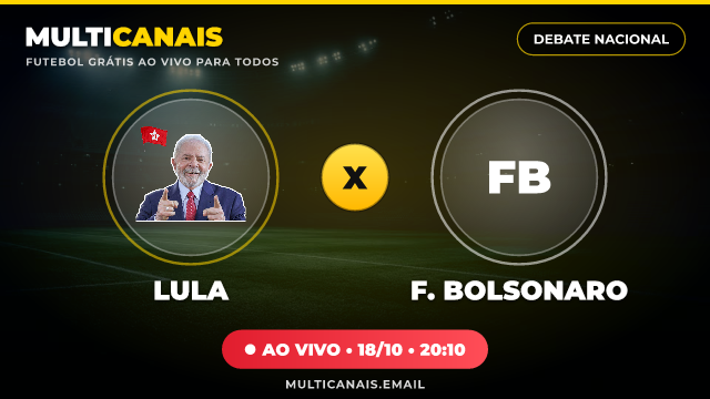 Banner Lula x Bolsonaro