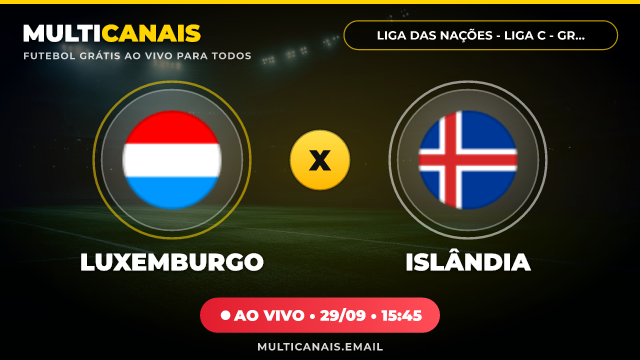 Banner Luxemburgo x Islândia