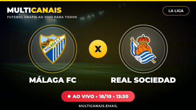 Banner Málaga FC x Real Sociedad