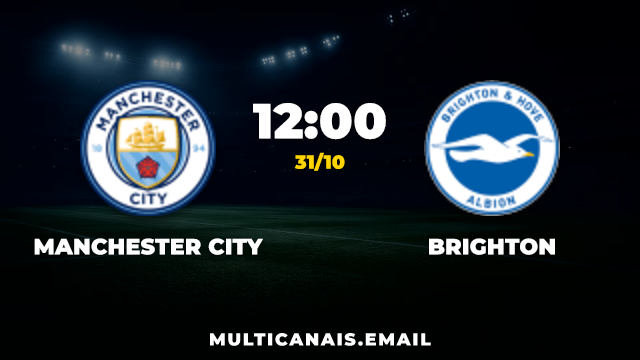 Banner Manchester City x Brighton