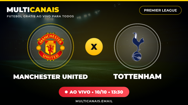 Banner Manchester United x Tottenham